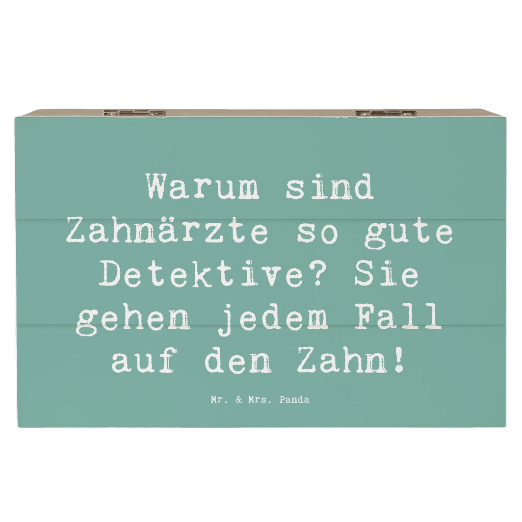 Holzkiste Spruch Zahnarzt Detektiv XXL, Geschenkbox, Truhe, Kiste, Holzkiste, Dekokiste, Geschenkdose, Schatulle, Erinnerungsbox, Aufbewahrungsbox, Erinnerungskiste, Schatzkiste, Beruf, Ausbildung, Jubiläum, Abschied, Rente, Kollege, Kollegin, Geschenk, Schenken, Arbeitskollege, Mitarbeiter, Firma, Danke, Dankeschön