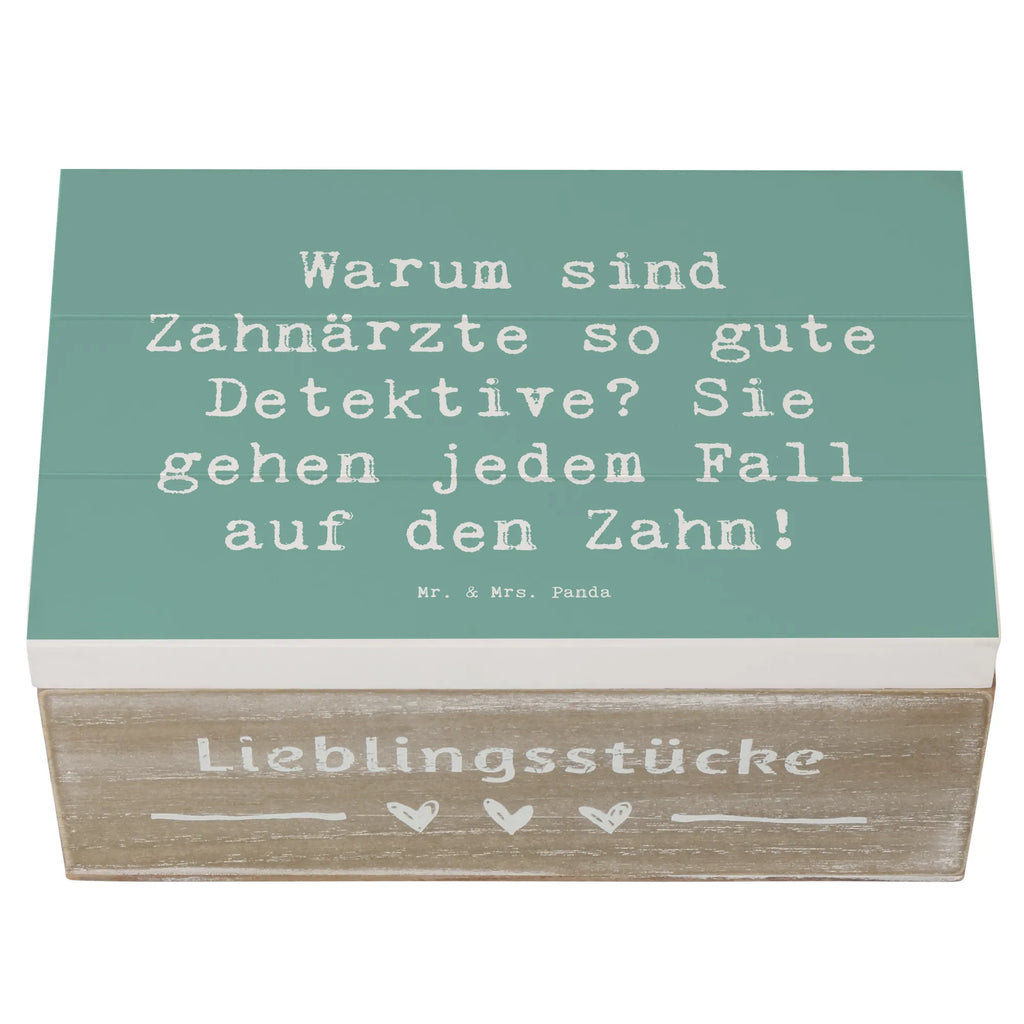 Holzkiste Spruch Zahnarzt Detektiv XXL, Geschenkbox, Truhe, Kiste, Holzkiste, Dekokiste, Geschenkdose, Schatulle, Erinnerungsbox, Aufbewahrungsbox, Erinnerungskiste, Schatzkiste, Beruf, Ausbildung, Jubiläum, Abschied, Rente, Kollege, Kollegin, Geschenk, Schenken, Arbeitskollege, Mitarbeiter, Firma, Danke, Dankeschön