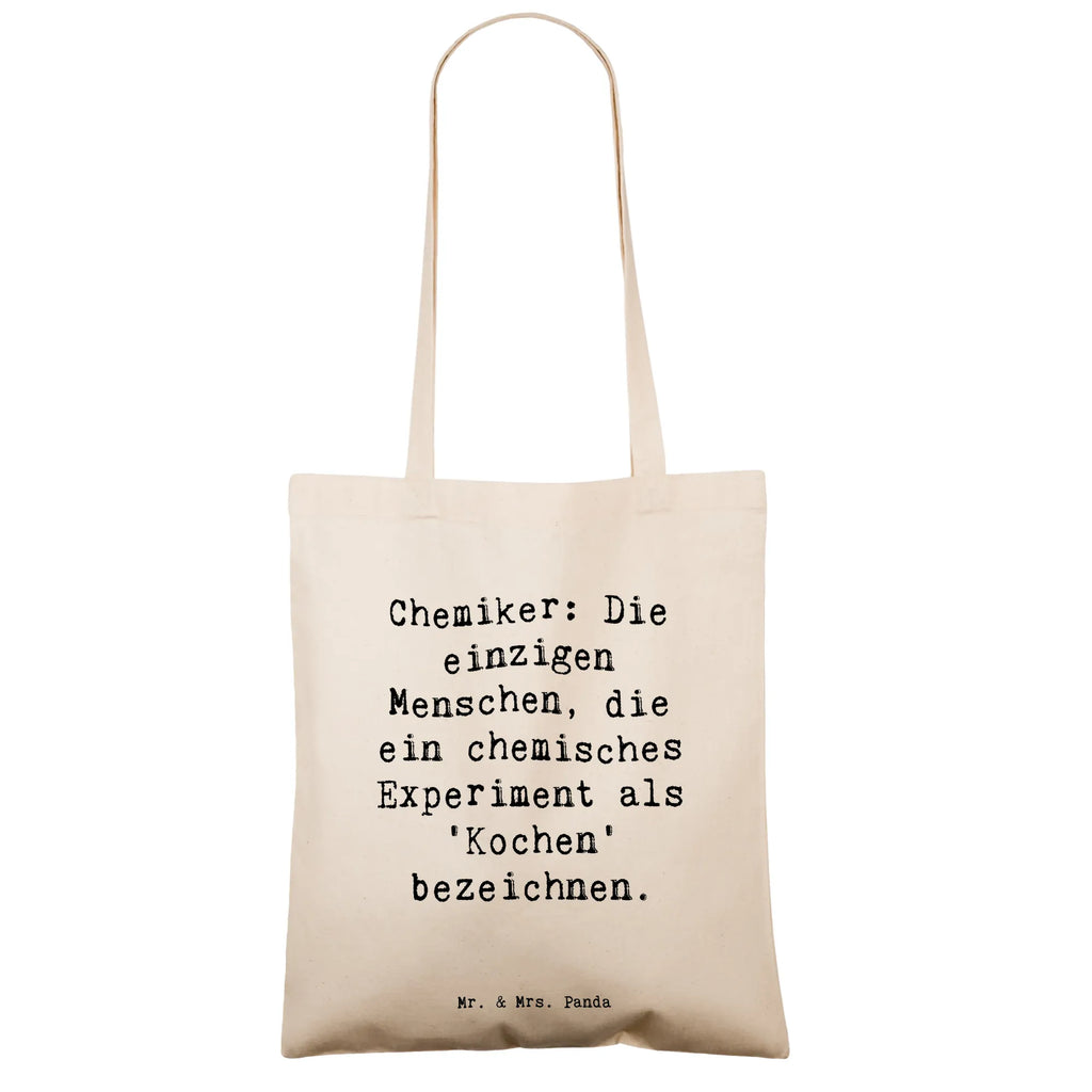 Tote bag Saying Chemiker: Die einzigen Menschen, die ein chemisches Experiment als 'Kochen' bezeichnen. Schultertasche, Beutel, Strandtasche, Umhängetasche, Stoffbeutel, Beuteltasche, Badetasche, Tragetasche, Shopper, Einkaufstüte, Stofftasche, Jutebeutel, Jutetasche, Einkaufstasche, Laptoptasche, Tasche, Beruf, Ausbildung, Jubiläum, Abschied, Rente, Kollege, Kollegin, Geschenk, Schenken, Arbeitskollege, Mitarbeiter, Firma, Danke, Dankeschön