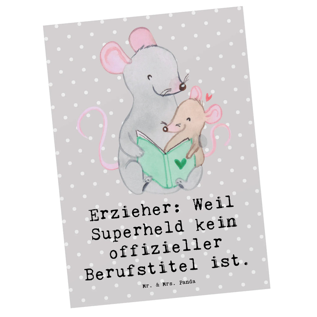 Postcard Erzieher: Weil Superheld kein offizieller Berufstitel ist. Karte, Grußkarte, Einladung Geburtstag, Ansichtskarten, Geschenkkarte, Einladung, Einladungskarten Geburtstag, Einladungskarte, Geburtstagskarte, Ansichtskarte, Dankeskarte, Postkarte, Beruf, Ausbildung, Jubiläum, Abschied, Rente, Kollege, Kollegin, Geschenk, Schenken, Arbeitskollege, Mitarbeiter, Firma, Danke, Dankeschön