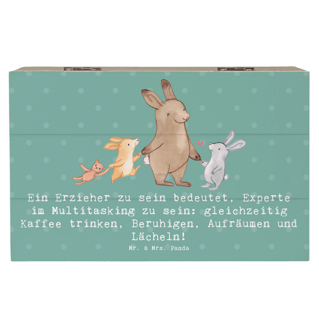 Holzkiste Multitasking Erzieher Schatulle, Geschenkbox, Aufbewahrungsbox, Dekokiste, XXL, Erinnerungskiste, Kiste, Holzkiste, Truhe, Erinnerungsbox, Geschenkdose, Schatzkiste, Beruf, Ausbildung, Jubiläum, Abschied, Rente, Kollege, Kollegin, Geschenk, Schenken, Arbeitskollege, Mitarbeiter, Firma, Danke, Dankeschön