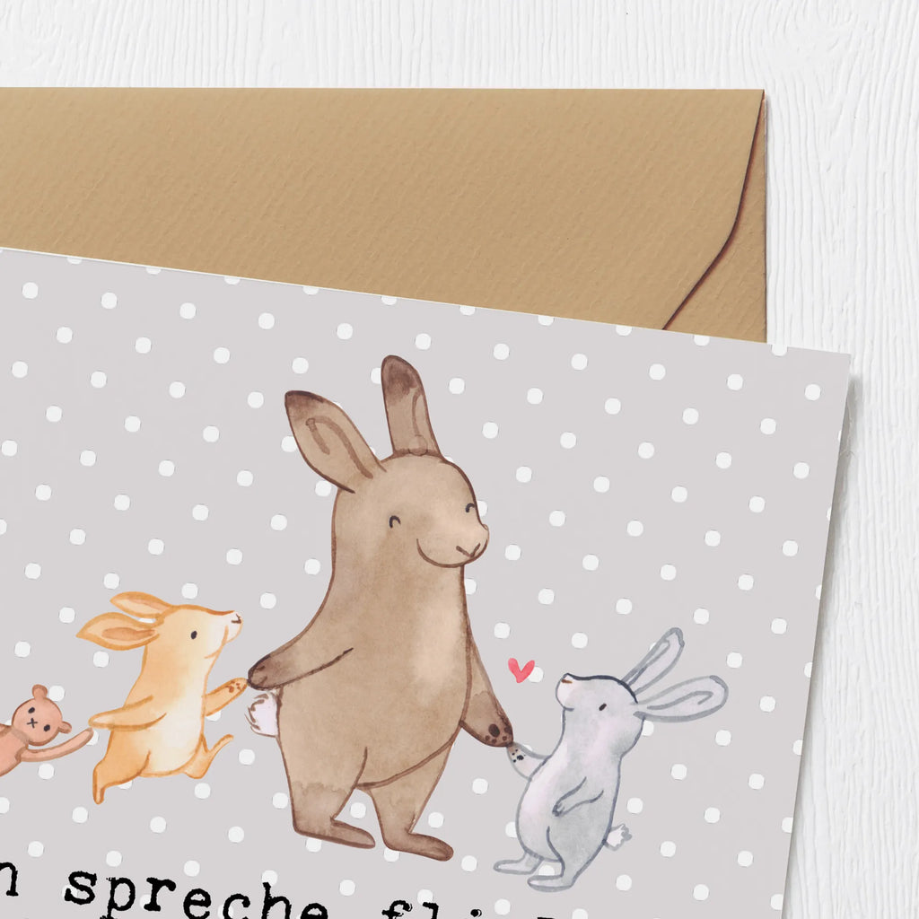 Deluxe Card Ich spreche fließend Kindisch - Berufsgeheimnis eines Erziehers! Klappkarte, Glückwunschkarte, Grußkarte, Hochzeitskarte, Einladungskarte, Hochwertige Klappkarte, Geburtstagskarte, Hochwertige Grußkarte, Karte, Beruf, Ausbildung, Jubiläum, Abschied, Rente, Kollege, Kollegin, Geschenk, Schenken, Arbeitskollege, Mitarbeiter, Firma, Danke, Dankeschön