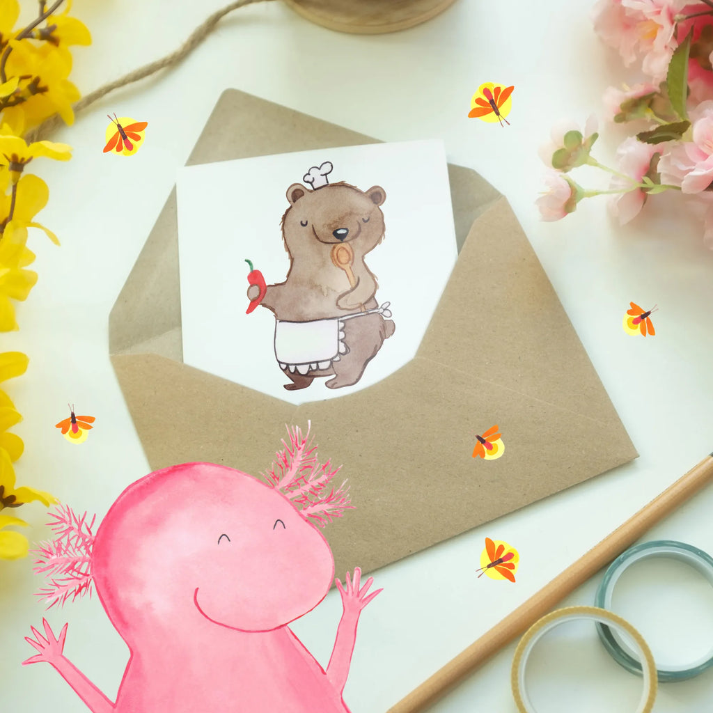 Grußkarte Küchenchef: Der einzige Boss, der tatsächlich Anweisungen mit Messern gibt. Ansichtskarten, Klappkarte, Grußkarte, Geburtstagskarte, Glückwunschkarte, Karte, Hochzeitskarte, Einladungskarte, Beruf, Ausbildung, Jubiläum, Abschied, Rente, Kollege, Kollegin, Geschenk, Schenken, Arbeitskollege, Mitarbeiter, Firma, Danke, Dankeschön