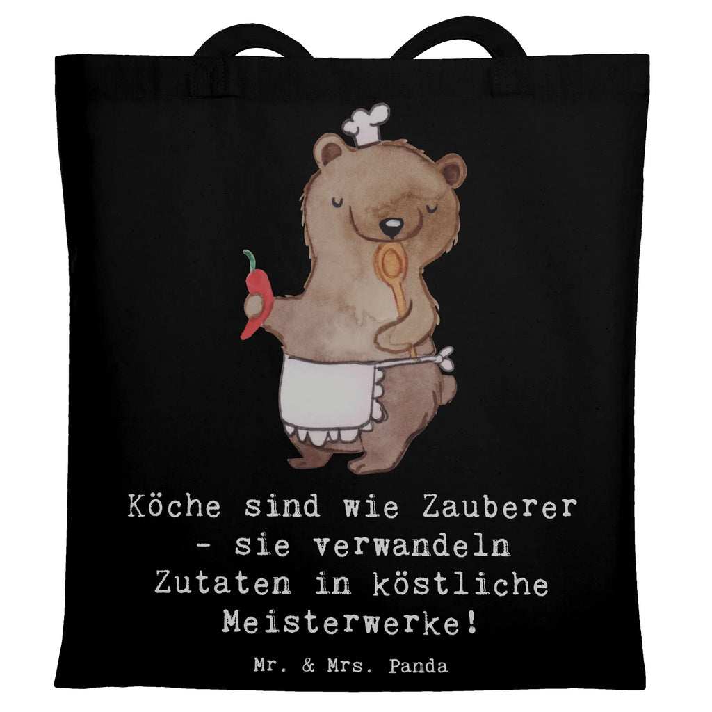Tragetasche Köche sind wie Zauberer - sie verwandeln Zutaten in köstliche Meisterwerke! Einkaufstüte, Badetasche, Shopper, Beuteltasche, Schultertasche, Strandtasche, Tasche, Einkaufstasche, Tragetasche, Jutetasche, Umhängetasche, Laptoptasche, Stofftasche, Beutel, Jutebeutel, Stoffbeutel, Beruf, Ausbildung, Jubiläum, Abschied, Rente, Kollege, Kollegin, Geschenk, Schenken, Arbeitskollege, Mitarbeiter, Firma, Danke, Dankeschön