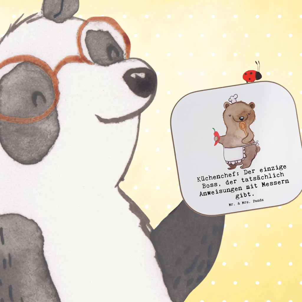 Square coaster Küchenchef: Der einzige Boss, der tatsächlich Anweisungen mit Messern gibt. Bierdeckel, Holzuntersetzer, Tassen Untersetzer, Glasuntersetzer, Untersetzer, Untersetzer Gläser, Untersetzer Design, Untersetzer aus Holz, Korkuntersetzer, Untersetzer Holz, Getränkeuntersetzer, Untersetzer für Gläser, Beruf, Ausbildung, Jubiläum, Abschied, Rente, Kollege, Kollegin, Geschenk, Schenken, Arbeitskollege, Mitarbeiter, Firma, Danke, Dankeschön