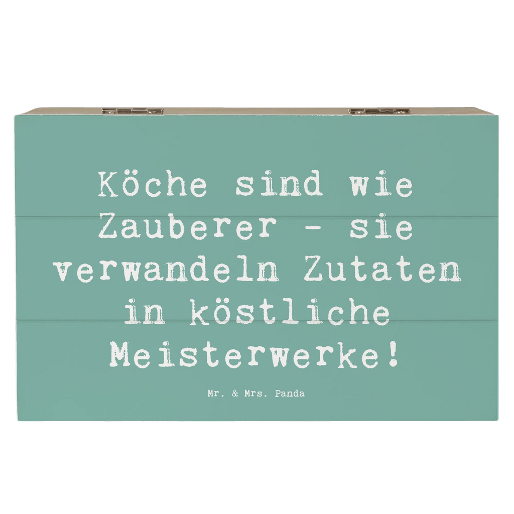 Holzkiste Spruch Köche sind wie Zauberer - sie verwandeln Zutaten in köstliche Meisterwerke! Holzkiste, Schatzkiste, Truhe, Erinnerungsbox, Dekokiste, Aufbewahrungsbox, Schatulle, Kiste, Erinnerungskiste, Geschenkbox, Geschenkdose, XXL, Beruf, Ausbildung, Jubiläum, Abschied, Rente, Kollege, Kollegin, Geschenk, Schenken, Arbeitskollege, Mitarbeiter, Firma, Danke, Dankeschön