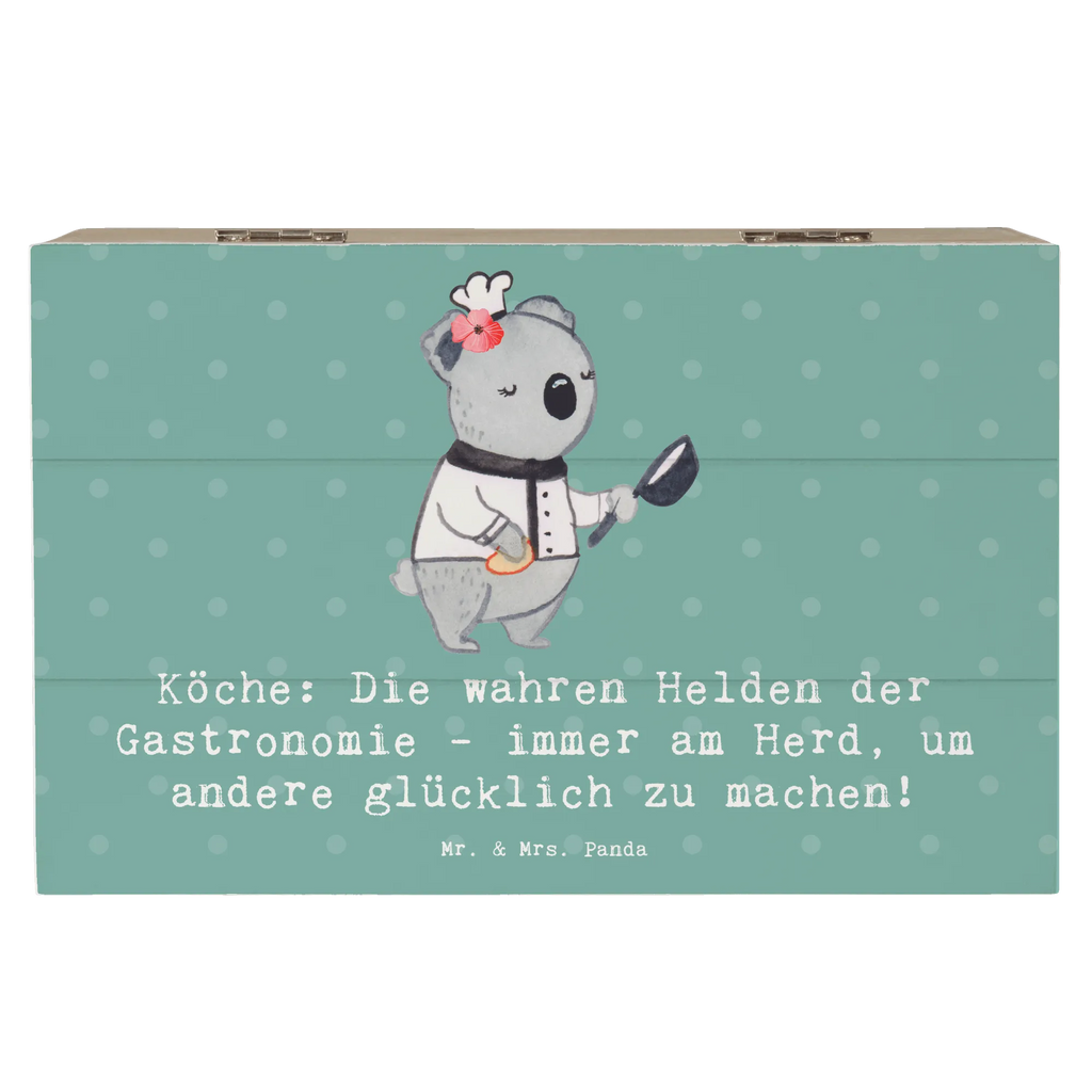 Holzkiste Köche: Die wahren Helden der Gastronomie - immer am Herd, um andere glücklich zu machen! Schatzkiste, Kiste, Aufbewahrungsbox, Schatulle, Holzkiste, Erinnerungsbox, Geschenkdose, Dekokiste, Geschenkbox, Erinnerungskiste, Truhe, XXL, Beruf, Ausbildung, Jubiläum, Abschied, Rente, Kollege, Kollegin, Geschenk, Schenken, Arbeitskollege, Mitarbeiter, Firma, Danke, Dankeschön