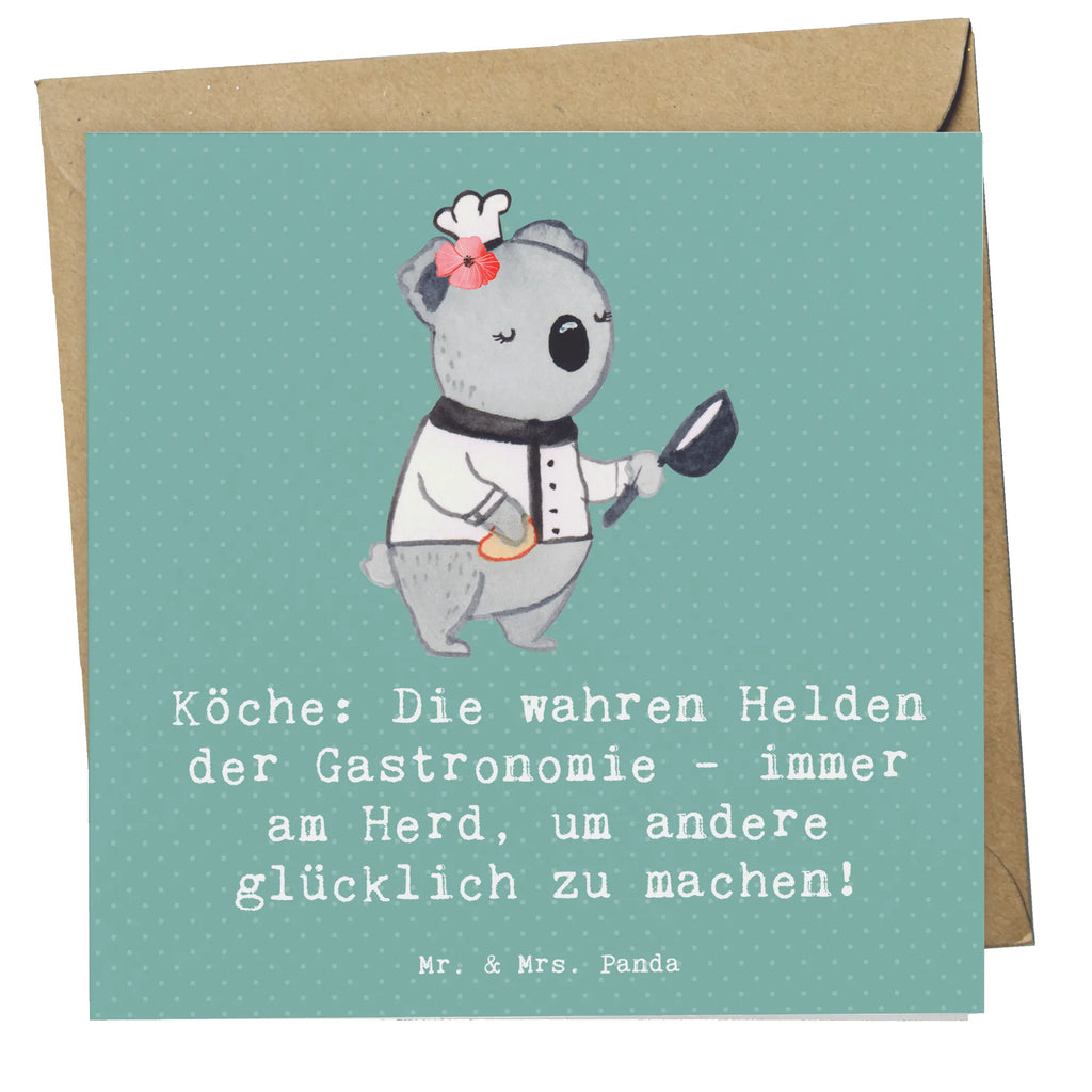 Deluxe Karte Köche: Die wahren Helden der Gastronomie - immer am Herd, um andere glücklich zu machen! Karte, Hochwertige Grußkarte, Glückwunschkarte, Geburtstagskarte, Einladungskarte, Grußkarte, Hochwertige Klappkarte, Klappkarte, Hochzeitskarte, Beruf, Ausbildung, Jubiläum, Abschied, Rente, Kollege, Kollegin, Geschenk, Schenken, Arbeitskollege, Mitarbeiter, Firma, Danke, Dankeschön