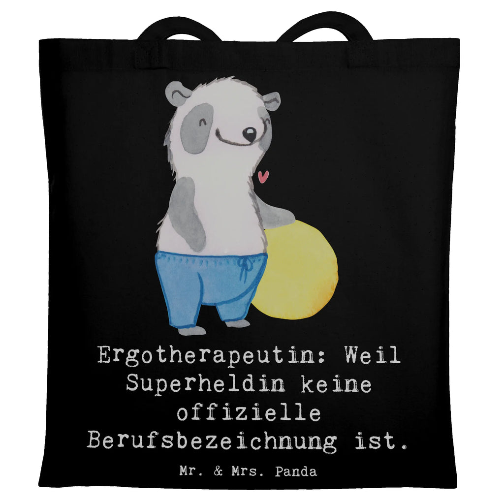 Tragetasche Ergotherapeutin Superheldin Schultertasche, Beuteltasche, Umhängetasche, Laptoptasche, Einkaufstüte, Stofftasche, Stoffbeutel, Tragetasche, Shopper, Tasche, Jutetasche, Jutebeutel, Badetasche, Einkaufstasche, Beutel, Strandtasche, Beruf, Ausbildung, Jubiläum, Abschied, Rente, Kollege, Kollegin, Geschenk, Schenken, Arbeitskollege, Mitarbeiter, Firma, Danke, Dankeschön
