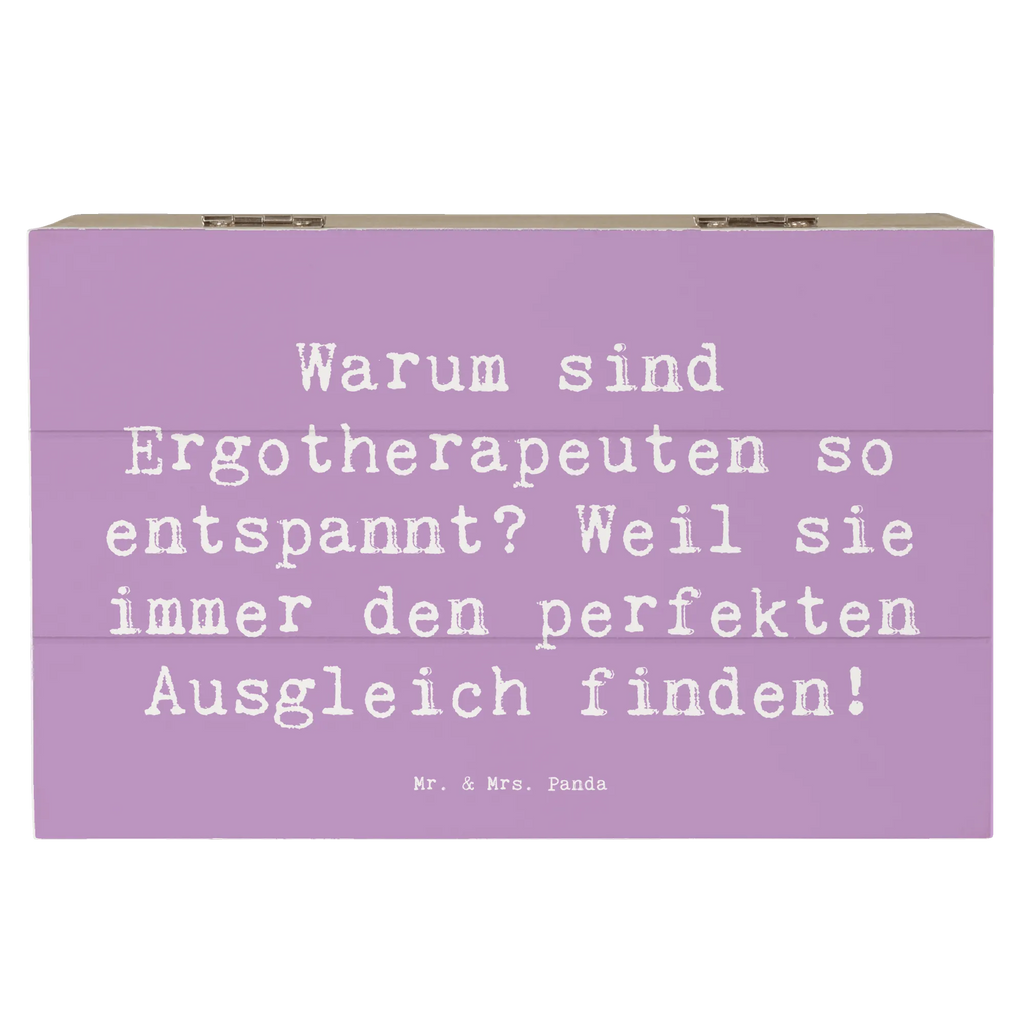Wooden chest Saying Warum sind Ergotherapeuten so entspannt? Weil sie immer den perfekten Ausgleich finden! Schatulle, Erinnerungsbox, Geschenkdose, Geschenkbox, Aufbewahrungsbox, Dekokiste, Erinnerungskiste, Holzkiste, XXL, Truhe, Kiste, Schatzkiste, Beruf, Ausbildung, Jubiläum, Abschied, Rente, Kollege, Kollegin, Geschenk, Schenken, Arbeitskollege, Mitarbeiter, Firma, Danke, Dankeschön