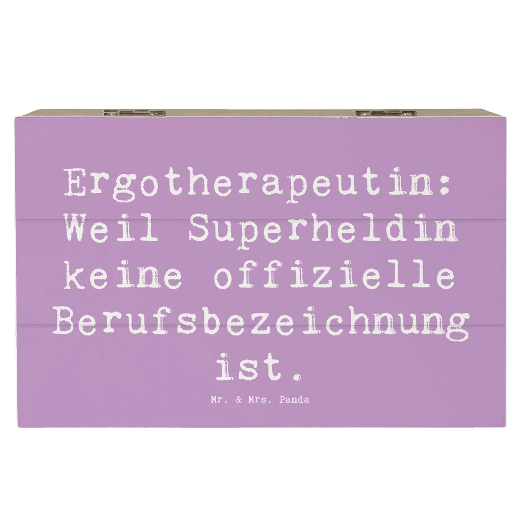 Wooden chest Saying Ergotherapeutin: Weil Superheldin keine offizielle Berufsbezeichnung ist. Geschenkbox, Schatulle, Kiste, Geschenkdose, Truhe, XXL, Erinnerungsbox, Aufbewahrungsbox, Holzkiste, Erinnerungskiste, Dekokiste, Schatzkiste, Beruf, Ausbildung, Jubiläum, Abschied, Rente, Kollege, Kollegin, Geschenk, Schenken, Arbeitskollege, Mitarbeiter, Firma, Danke, Dankeschön