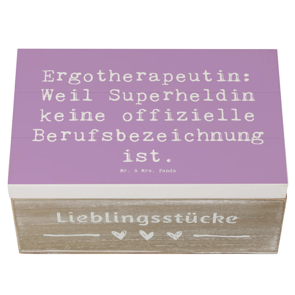 Wooden chest Saying Ergotherapeutin: Weil Superheldin keine offizielle Berufsbezeichnung ist. Geschenkbox, Schatulle, Kiste, Geschenkdose, Truhe, XXL, Erinnerungsbox, Aufbewahrungsbox, Holzkiste, Erinnerungskiste, Dekokiste, Schatzkiste, Beruf, Ausbildung, Jubiläum, Abschied, Rente, Kollege, Kollegin, Geschenk, Schenken, Arbeitskollege, Mitarbeiter, Firma, Danke, Dankeschön