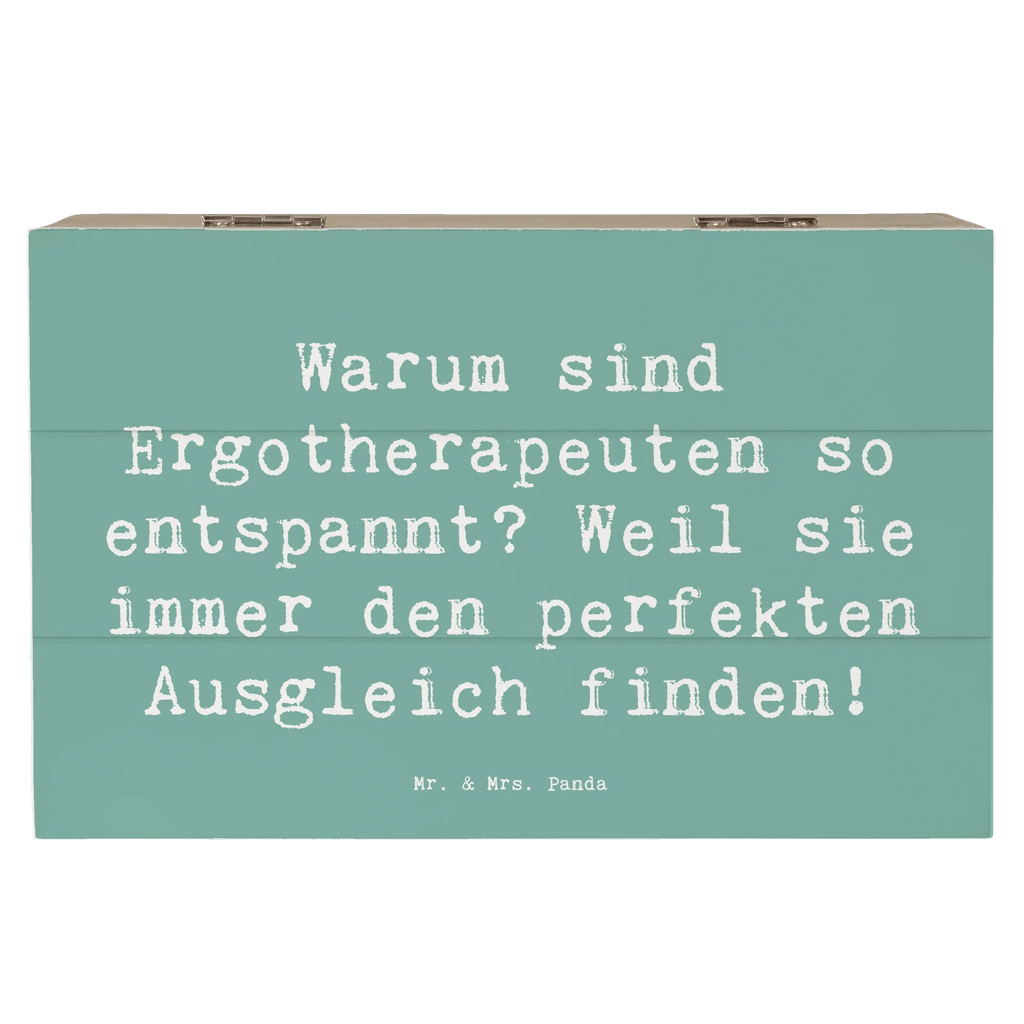 Wooden chest Saying Warum sind Ergotherapeuten so entspannt? Weil sie immer den perfekten Ausgleich finden! Schatulle, Erinnerungsbox, Geschenkdose, Geschenkbox, Aufbewahrungsbox, Dekokiste, Erinnerungskiste, Holzkiste, XXL, Truhe, Kiste, Schatzkiste, Beruf, Ausbildung, Jubiläum, Abschied, Rente, Kollege, Kollegin, Geschenk, Schenken, Arbeitskollege, Mitarbeiter, Firma, Danke, Dankeschön
