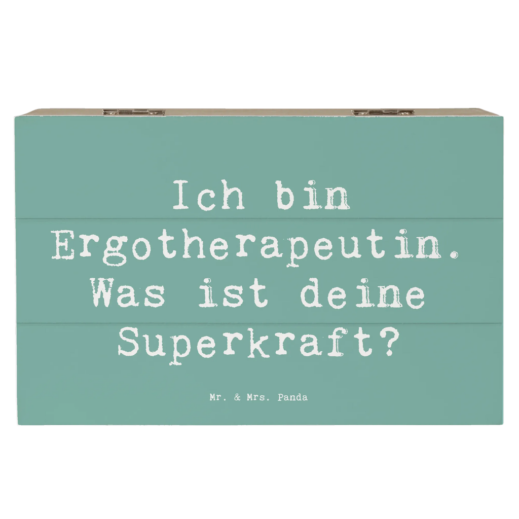 Wooden chest Saying Ich bin Ergotherapeutin. Was ist deine Superkraft? Geschenkdose, XXL, Geschenkbox, Kiste, Aufbewahrungsbox, Schatzkiste, Erinnerungsbox, Truhe, Erinnerungskiste, Holzkiste, Schatulle, Dekokiste, Beruf, Ausbildung, Jubiläum, Abschied, Rente, Kollege, Kollegin, Geschenk, Schenken, Arbeitskollege, Mitarbeiter, Firma, Danke, Dankeschön