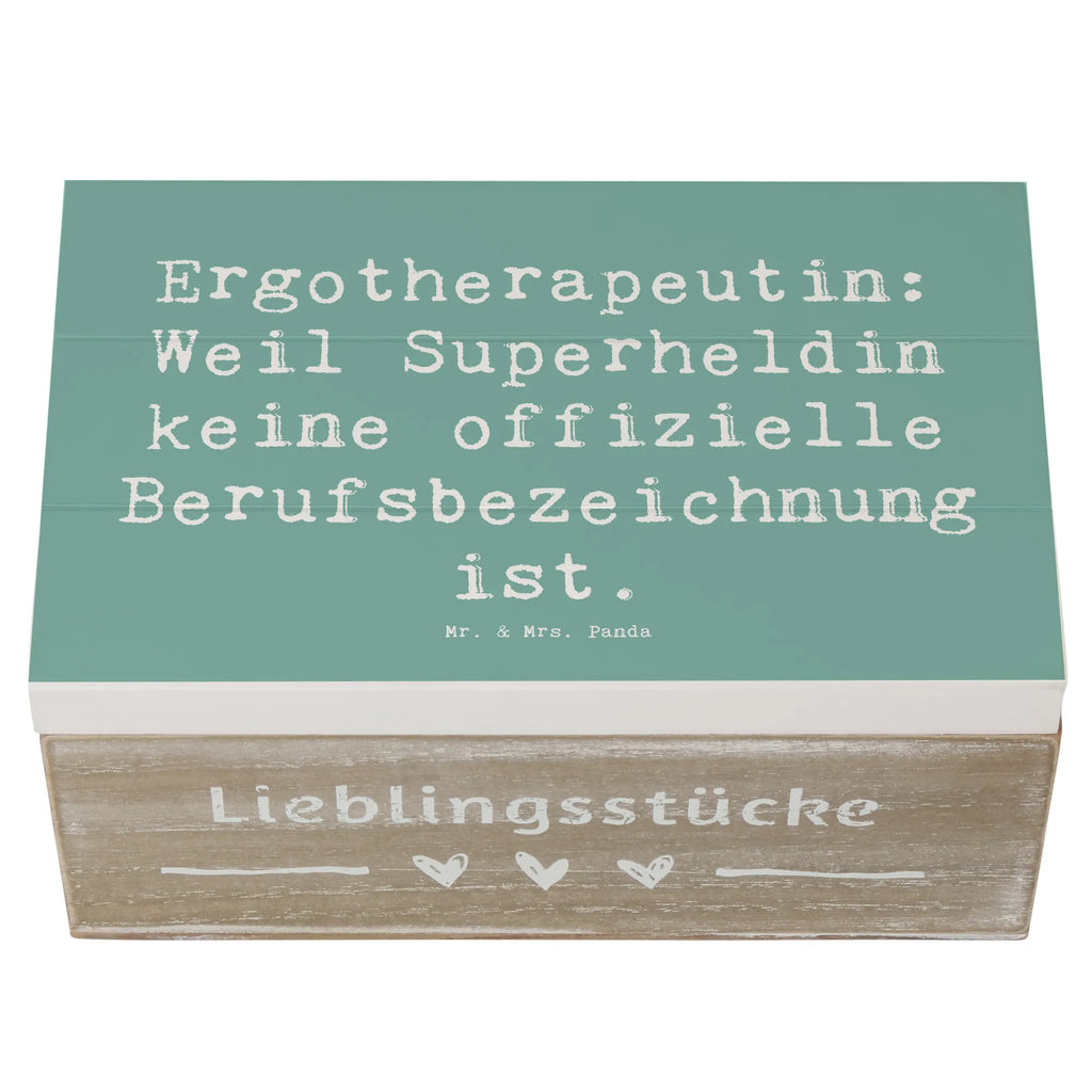 Wooden chest Saying Ergotherapeutin: Weil Superheldin keine offizielle Berufsbezeichnung ist. Geschenkbox, Schatulle, Kiste, Geschenkdose, Truhe, XXL, Erinnerungsbox, Aufbewahrungsbox, Holzkiste, Erinnerungskiste, Dekokiste, Schatzkiste, Beruf, Ausbildung, Jubiläum, Abschied, Rente, Kollege, Kollegin, Geschenk, Schenken, Arbeitskollege, Mitarbeiter, Firma, Danke, Dankeschön