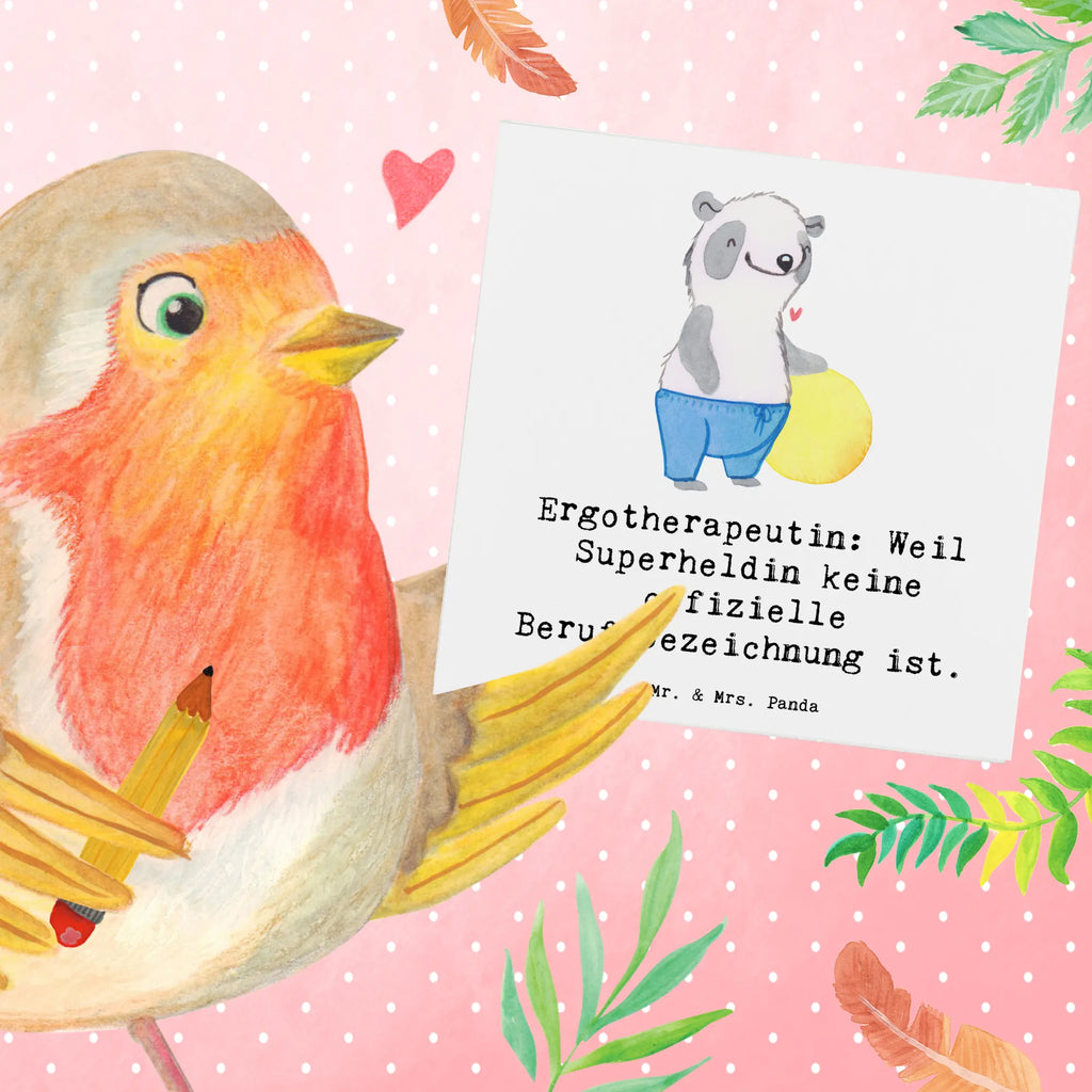 Deluxe Karte Ergotherapeutin Superheldin Hochwertige Klappkarte, Hochwertige Grußkarte, Hochzeitskarte, Grußkarte, Geburtstagskarte, Klappkarte, Karte, Glückwunschkarte, Einladungskarte, Beruf, Ausbildung, Jubiläum, Abschied, Rente, Kollege, Kollegin, Geschenk, Schenken, Arbeitskollege, Mitarbeiter, Firma, Danke, Dankeschön