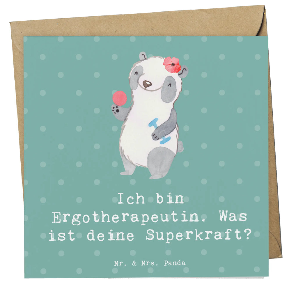 Deluxe Card Ich bin Ergotherapeutin. Was ist deine Superkraft? Karte, Glückwunschkarte, Einladungskarte, Grußkarte, Geburtstagskarte, Hochzeitskarte, Hochwertige Klappkarte, Klappkarte, Hochwertige Grußkarte, Beruf, Ausbildung, Jubiläum, Abschied, Rente, Kollege, Kollegin, Geschenk, Schenken, Arbeitskollege, Mitarbeiter, Firma, Danke, Dankeschön