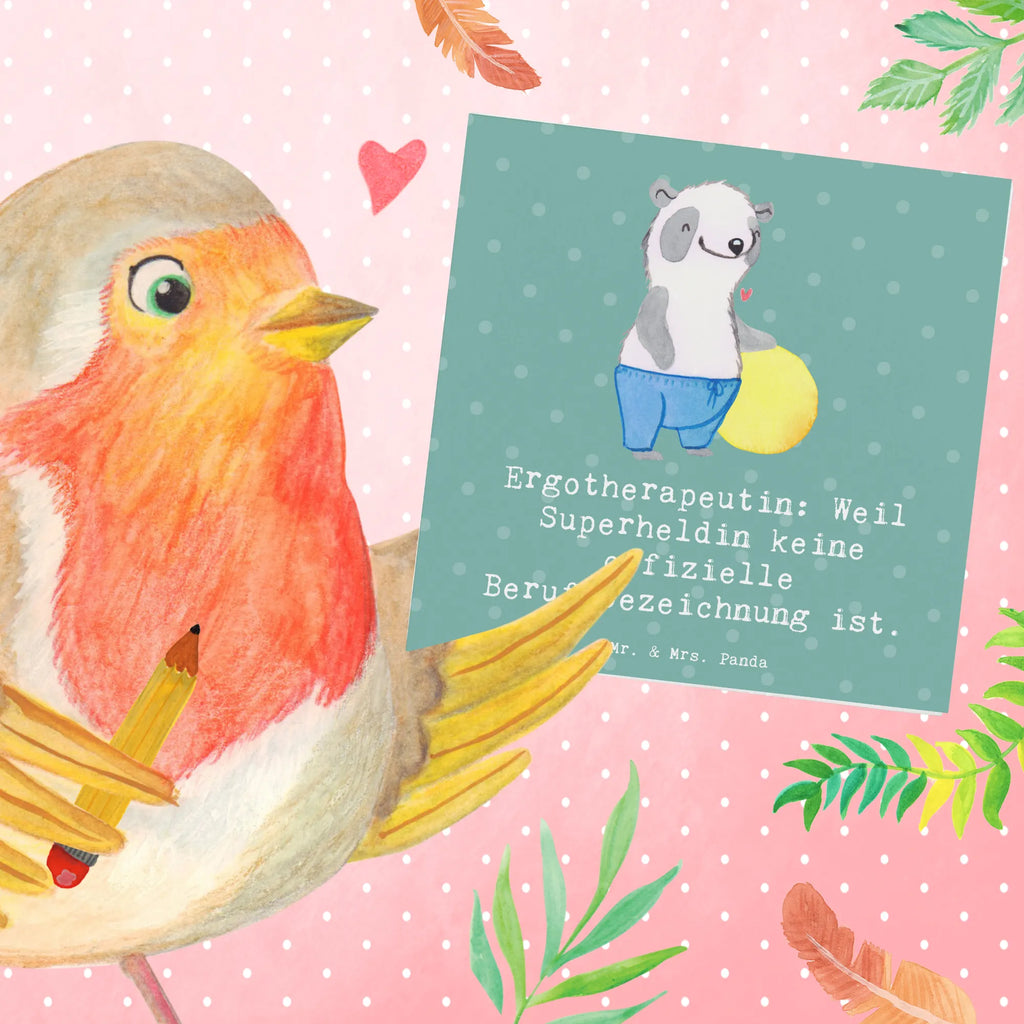 Deluxe Karte Ergotherapeutin Superheldin Hochwertige Klappkarte, Hochwertige Grußkarte, Hochzeitskarte, Grußkarte, Geburtstagskarte, Klappkarte, Karte, Glückwunschkarte, Einladungskarte, Beruf, Ausbildung, Jubiläum, Abschied, Rente, Kollege, Kollegin, Geschenk, Schenken, Arbeitskollege, Mitarbeiter, Firma, Danke, Dankeschön