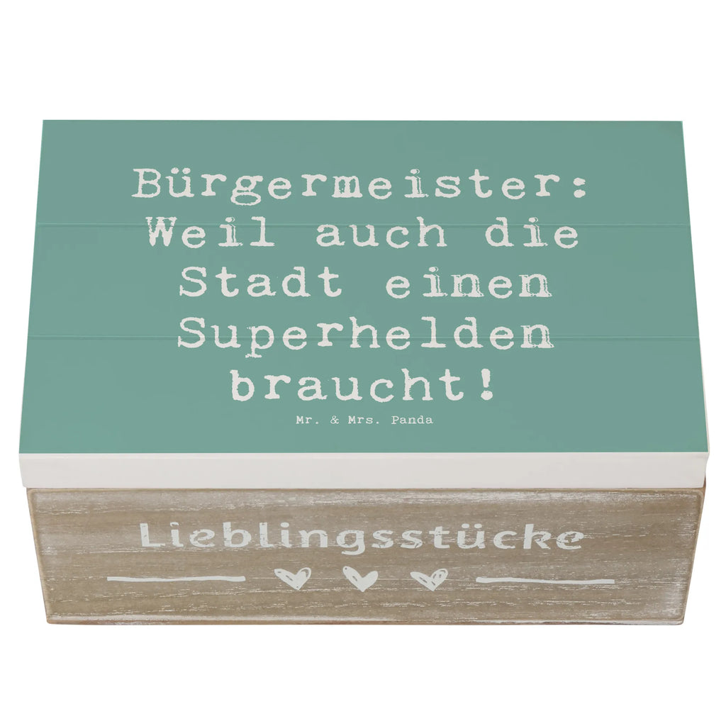 Holzkiste Spruch Bürgermeister Superheld Truhe, Aufbewahrungsbox, Kiste, Geschenkdose, Geschenkbox, Erinnerungskiste, Dekokiste, Schatulle, Erinnerungsbox, Schatzkiste, XXL, Holzkiste, Beruf, Ausbildung, Jubiläum, Abschied, Rente, Kollege, Kollegin, Geschenk, Schenken, Arbeitskollege, Mitarbeiter, Firma, Danke, Dankeschön
