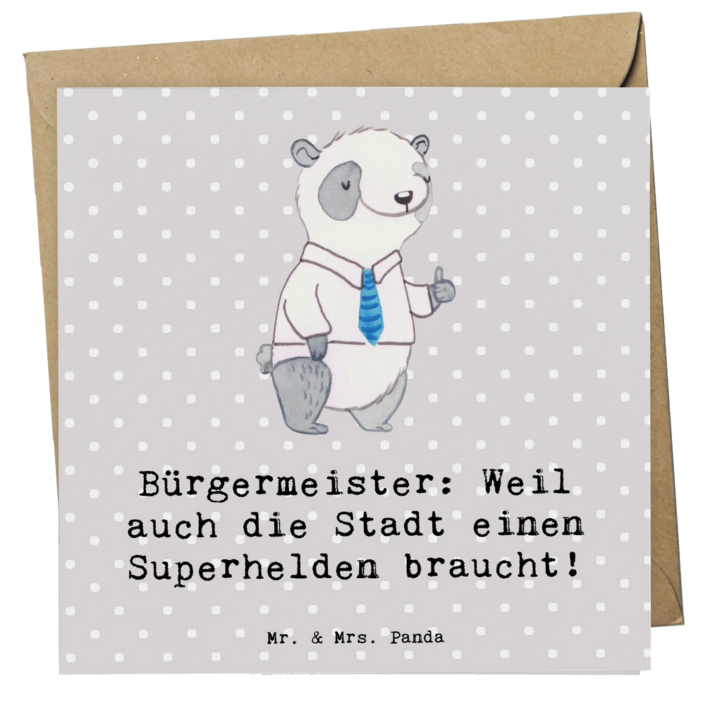 Deluxe Karte Bürgermeister Superheld Einladungskarte, Klappkarte, Grußkarte, Hochwertige Klappkarte, Karte, Hochwertige Grußkarte, Geburtstagskarte, Glückwunschkarte, Hochzeitskarte, Beruf, Ausbildung, Jubiläum, Abschied, Rente, Kollege, Kollegin, Geschenk, Schenken, Arbeitskollege, Mitarbeiter, Firma, Danke, Dankeschön