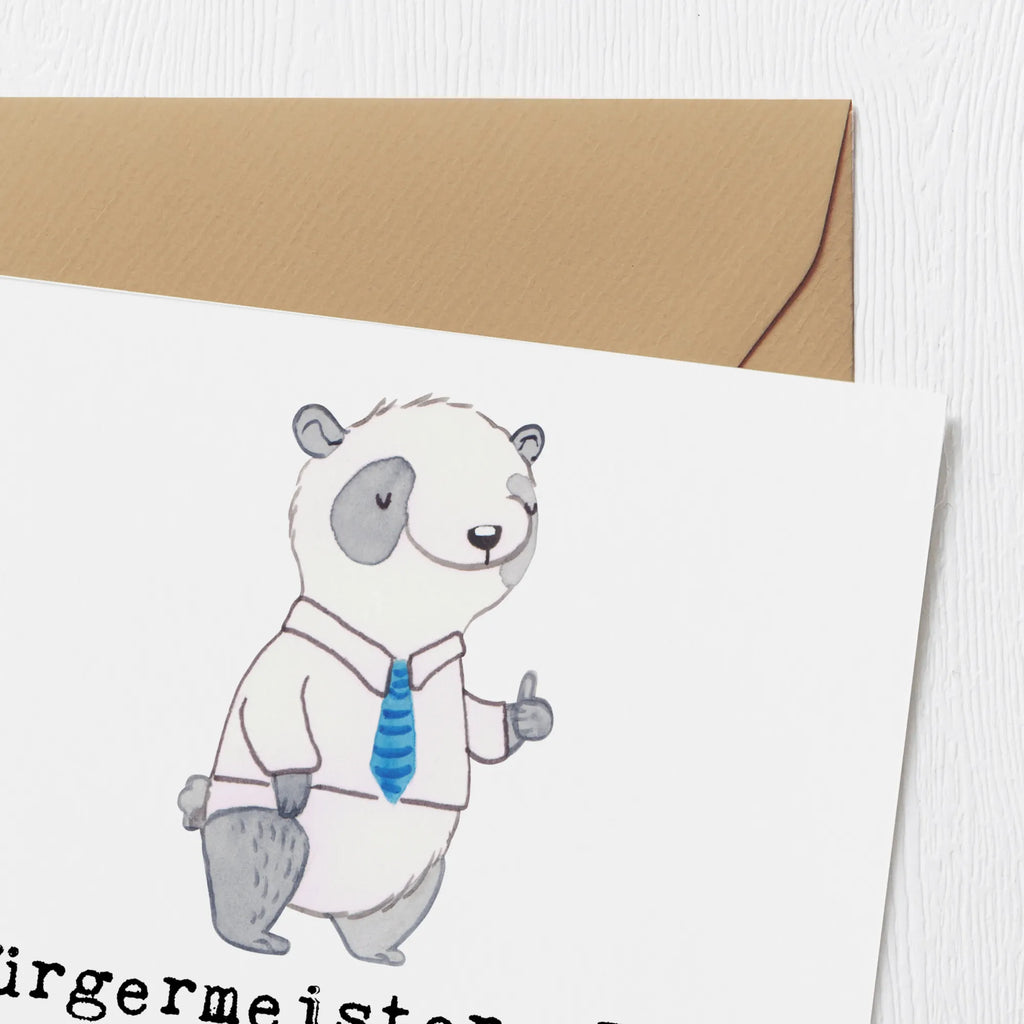 Deluxe Card Bürgermeister: Der einzige Job, bei dem man sich über Baustellen freut. Glückwunschkarte, Grußkarte, Hochwertige Grußkarte, Einladungskarte, Karte, Klappkarte, Hochwertige Klappkarte, Hochzeitskarte, Geburtstagskarte, Beruf, Ausbildung, Jubiläum, Abschied, Rente, Kollege, Kollegin, Geschenk, Schenken, Arbeitskollege, Mitarbeiter, Firma, Danke, Dankeschön