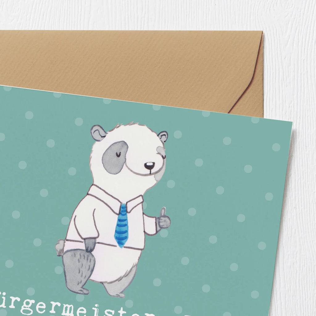 Deluxe Card Bürgermeister: Der einzige Job, bei dem man sich über Baustellen freut. Glückwunschkarte, Grußkarte, Hochwertige Grußkarte, Einladungskarte, Karte, Klappkarte, Hochwertige Klappkarte, Hochzeitskarte, Geburtstagskarte, Beruf, Ausbildung, Jubiläum, Abschied, Rente, Kollege, Kollegin, Geschenk, Schenken, Arbeitskollege, Mitarbeiter, Firma, Danke, Dankeschön