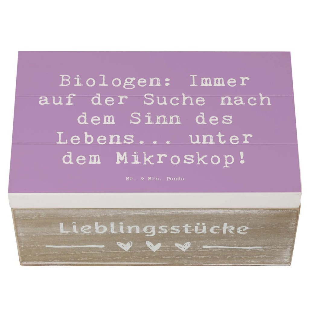 Wooden chest Saying Biologen: Immer auf der Suche nach dem Sinn des Lebens... unter dem Mikroskop! Kiste, XXL, Aufbewahrungsbox, Schatzkiste, Truhe, Geschenkdose, Geschenkbox, Erinnerungsbox, Erinnerungskiste, Holzkiste, Dekokiste, Schatulle, Beruf, Ausbildung, Jubiläum, Abschied, Rente, Kollege, Kollegin, Geschenk, Schenken, Arbeitskollege, Mitarbeiter, Firma, Danke, Dankeschön
