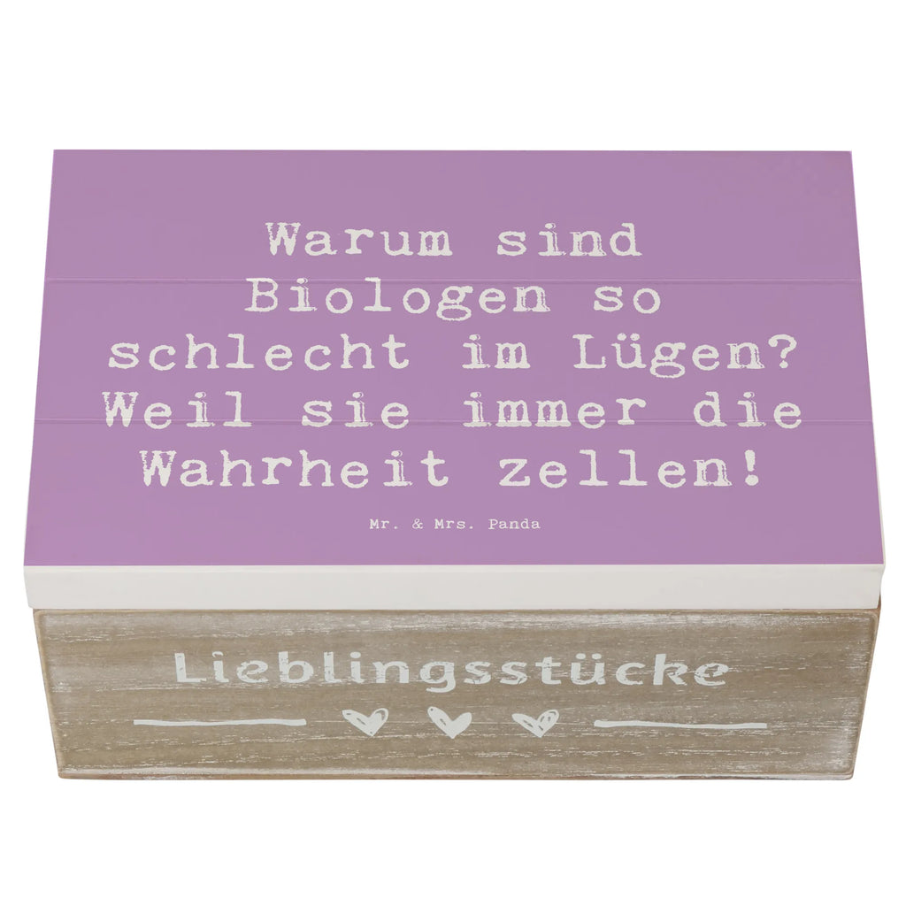 Wooden chest Saying Warum sind Biologen so schlecht im Lügen? Weil sie immer die Wahrheit zellen! Schatzkiste, Truhe, Erinnerungskiste, XXL, Holzkiste, Erinnerungsbox, Dekokiste, Schatulle, Kiste, Geschenkdose, Geschenkbox, Aufbewahrungsbox, Beruf, Ausbildung, Jubiläum, Abschied, Rente, Kollege, Kollegin, Geschenk, Schenken, Arbeitskollege, Mitarbeiter, Firma, Danke, Dankeschön