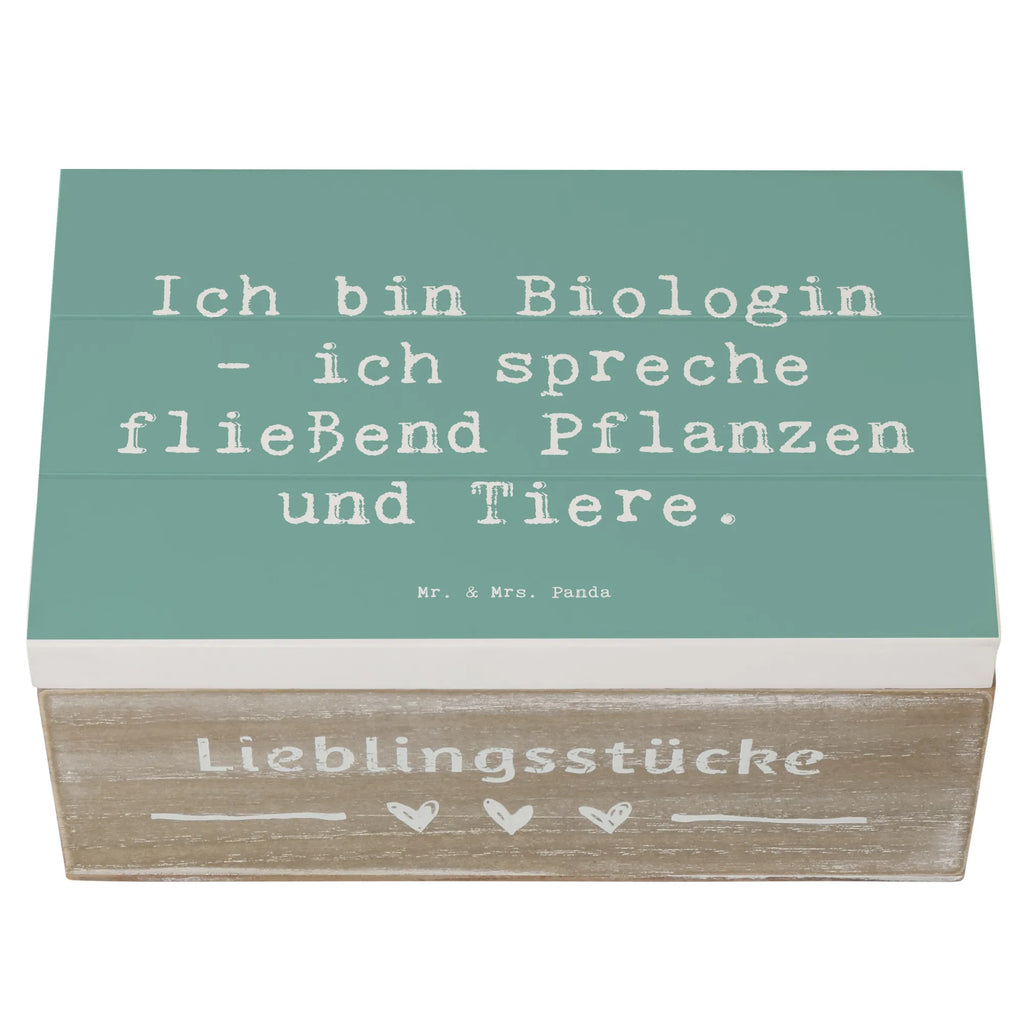 Wooden chest Saying Ich bin Biologin - ich spreche fließend Pflanzen und Tiere. Aufbewahrungsbox, Geschenkbox, XXL, Kiste, Dekokiste, Geschenkdose, Holzkiste, Erinnerungskiste, Truhe, Erinnerungsbox, Schatzkiste, Schatulle, Beruf, Ausbildung, Jubiläum, Abschied, Rente, Kollege, Kollegin, Geschenk, Schenken, Arbeitskollege, Mitarbeiter, Firma, Danke, Dankeschön
