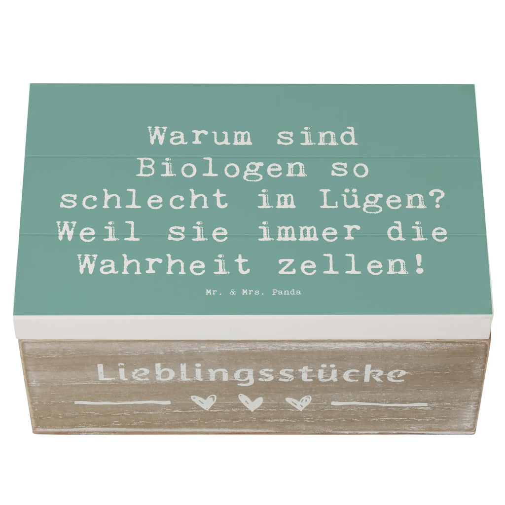 Wooden chest Saying Warum sind Biologen so schlecht im Lügen? Weil sie immer die Wahrheit zellen! Schatzkiste, Truhe, Erinnerungskiste, XXL, Holzkiste, Erinnerungsbox, Dekokiste, Schatulle, Kiste, Geschenkdose, Geschenkbox, Aufbewahrungsbox, Beruf, Ausbildung, Jubiläum, Abschied, Rente, Kollege, Kollegin, Geschenk, Schenken, Arbeitskollege, Mitarbeiter, Firma, Danke, Dankeschön