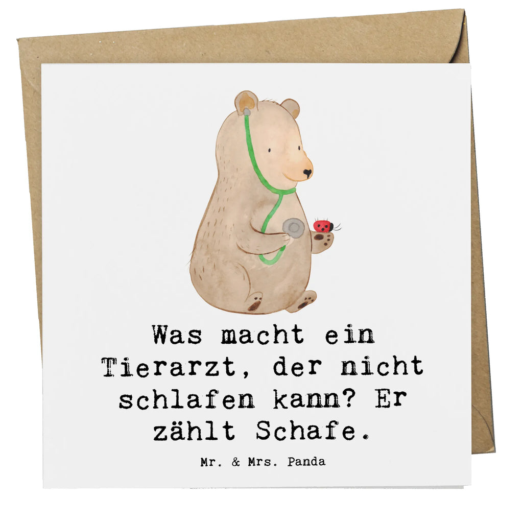 Deluxe Card Was macht ein Tierarzt, der nicht schlafen kann? Er zählt Schafe. Hochwertige Grußkarte, Hochwertige Klappkarte, Geburtstagskarte, Glückwunschkarte, Karte, Grußkarte, Klappkarte, Einladungskarte, Hochzeitskarte, Beruf, Ausbildung, Jubiläum, Abschied, Rente, Kollege, Kollegin, Geschenk, Schenken, Arbeitskollege, Mitarbeiter, Firma, Danke, Dankeschön