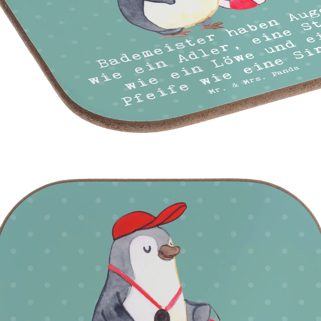 Square coaster Bademeister haben Augen wie ein Adler, eine Stimme wie ein Löwe und eine Pfeife wie eine Sirene. Holzuntersetzer, Bierdeckel, Untersetzer, Glasuntersetzer, Untersetzer Gläser, Tassen Untersetzer, Untersetzer für Gläser, Getränkeuntersetzer, Korkuntersetzer, Untersetzer Design, Untersetzer aus Holz, Untersetzer Holz, Beruf, Ausbildung, Jubiläum, Abschied, Rente, Kollege, Kollegin, Geschenk, Schenken, Arbeitskollege, Mitarbeiter, Firma, Danke, Dankeschön