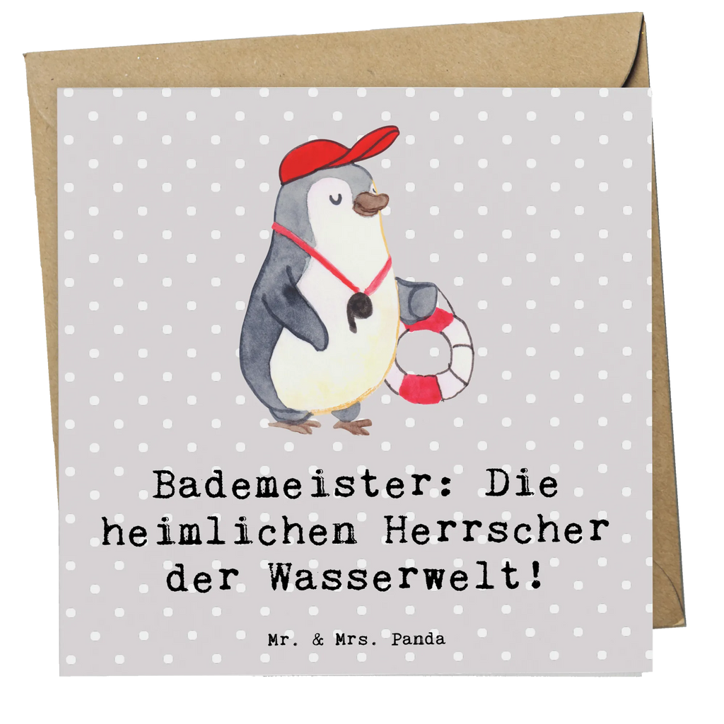Deluxe Card Bademeister: Die heimlichen Herrscher der Wasserwelt! Geburtstagskarte, Hochwertige Klappkarte, Hochzeitskarte, Grußkarte, Einladungskarte, Klappkarte, Glückwunschkarte, Hochwertige Grußkarte, Karte, Beruf, Ausbildung, Jubiläum, Abschied, Rente, Kollege, Kollegin, Geschenk, Schenken, Arbeitskollege, Mitarbeiter, Firma, Danke, Dankeschön