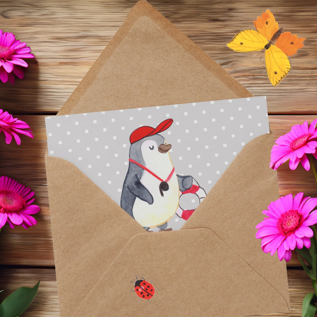 Deluxe Card Bademeister: Die heimlichen Herrscher der Wasserwelt! Geburtstagskarte, Hochwertige Klappkarte, Hochzeitskarte, Grußkarte, Einladungskarte, Klappkarte, Glückwunschkarte, Hochwertige Grußkarte, Karte, Beruf, Ausbildung, Jubiläum, Abschied, Rente, Kollege, Kollegin, Geschenk, Schenken, Arbeitskollege, Mitarbeiter, Firma, Danke, Dankeschön