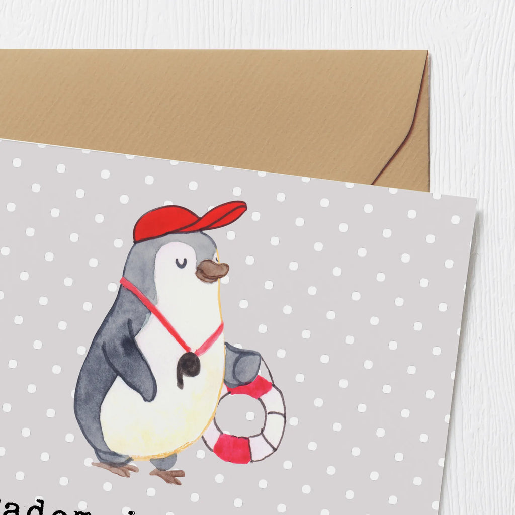 Deluxe Card Bademeister: Die heimlichen Herrscher der Wasserwelt! Geburtstagskarte, Hochwertige Klappkarte, Hochzeitskarte, Grußkarte, Einladungskarte, Klappkarte, Glückwunschkarte, Hochwertige Grußkarte, Karte, Beruf, Ausbildung, Jubiläum, Abschied, Rente, Kollege, Kollegin, Geschenk, Schenken, Arbeitskollege, Mitarbeiter, Firma, Danke, Dankeschön