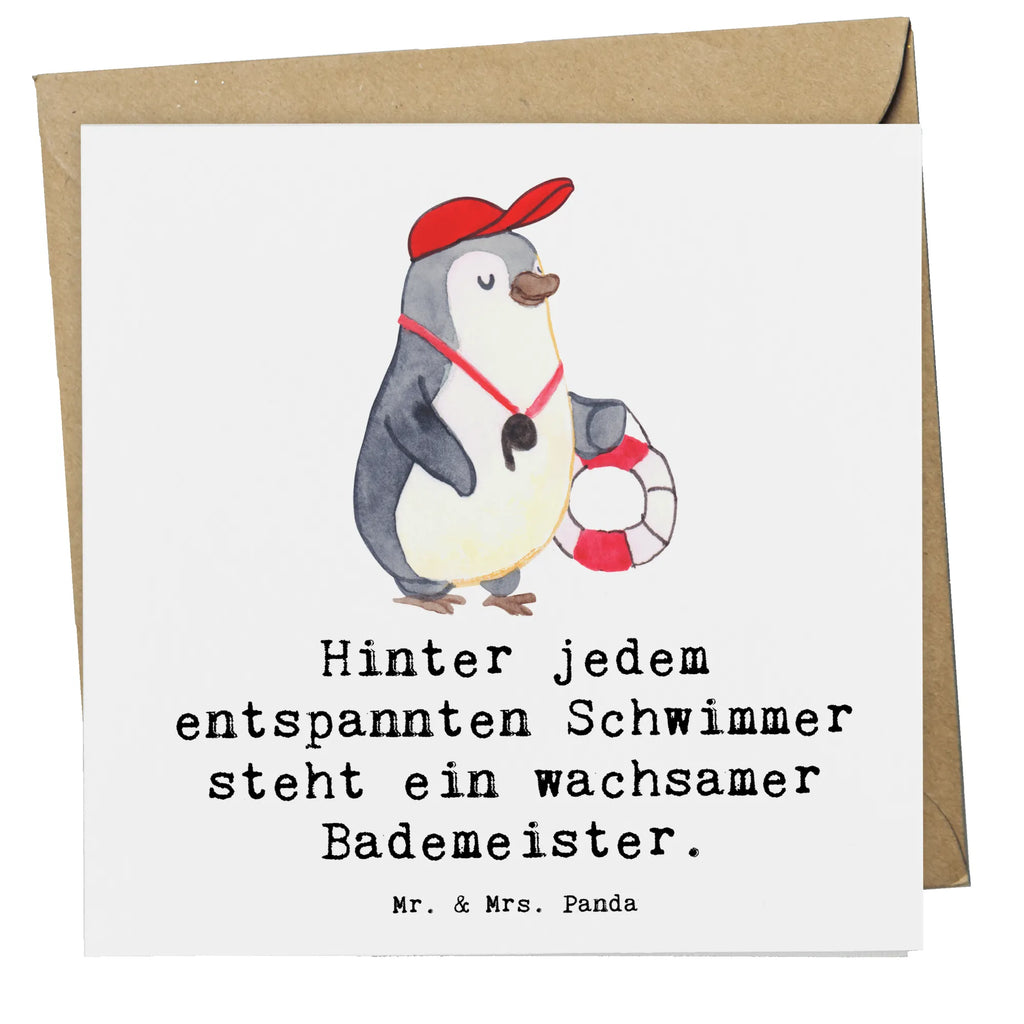 Deluxe Karte Bademeister schützend Einladungskarte, Klappkarte, Geburtstagskarte, Hochzeitskarte, Hochwertige Klappkarte, Karte, Hochwertige Grußkarte, Glückwunschkarte, Grußkarte, Beruf, Ausbildung, Jubiläum, Abschied, Rente, Kollege, Kollegin, Geschenk, Schenken, Arbeitskollege, Mitarbeiter, Firma, Danke, Dankeschön