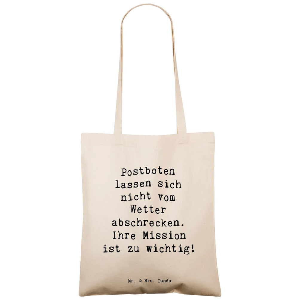 Tote bag Saying Postboten lassen sich nicht vom Wetter abschrecken. Ihre Mission ist zu wichtig! Stofftasche, Beuteltasche, Stoffbeutel, Badetasche, Einkaufstasche, Shopper, Tragetasche, Jutetasche, Jutebeutel, Laptoptasche, Beutel, Strandtasche, Schultertasche, Einkaufstüte, Umhängetasche, Tasche, Beruf, Ausbildung, Jubiläum, Abschied, Rente, Kollege, Kollegin, Geschenk, Schenken, Arbeitskollege, Mitarbeiter, Firma, Danke, Dankeschön