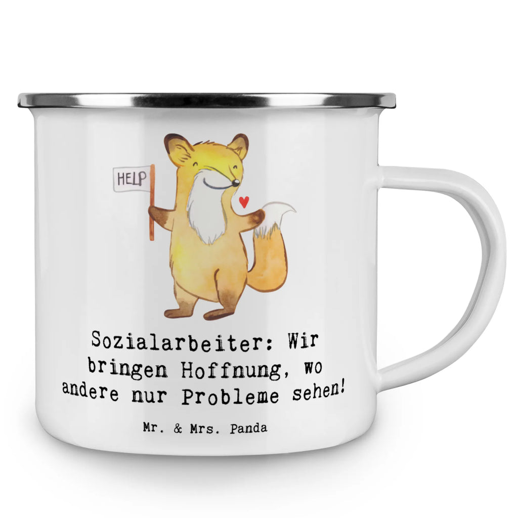 Enamel camping mug Sozialarbeiter: Wir bringen Hoffnung, wo andere nur Probleme sehen! Camping Becher Edelstahl, Outdoor Becher, Tasse Emaille, Metalltasse, Outdoor Tasse, Campingtassen, Blechtasse Outdoor, Camping Tassen Emaille, Metalltasse für Camping, Blechtasse, Camping Becher, Campingbecher, Emaille Tassen, Emaille Trinkbecher, Tasse Camping, Edelstahl Trinkbecher, Campingtasse, Emaille Tasse Camping, Emaille Campingbecher, Kaffee Blechtasse, Metall Tasse, Trinkbecher, Blechtassen, Emailletasse, Emaille Tasse, Emaille Becher Camping, Camping Tassen, Emaille Becher, Camping Tasse Metall, Camping Tasse Emaille, Beruf, Ausbildung, Jubiläum, Abschied, Rente, Kollege, Kollegin, Geschenk, Schenken, Arbeitskollege, Mitarbeiter, Firma, Danke, Dankeschön