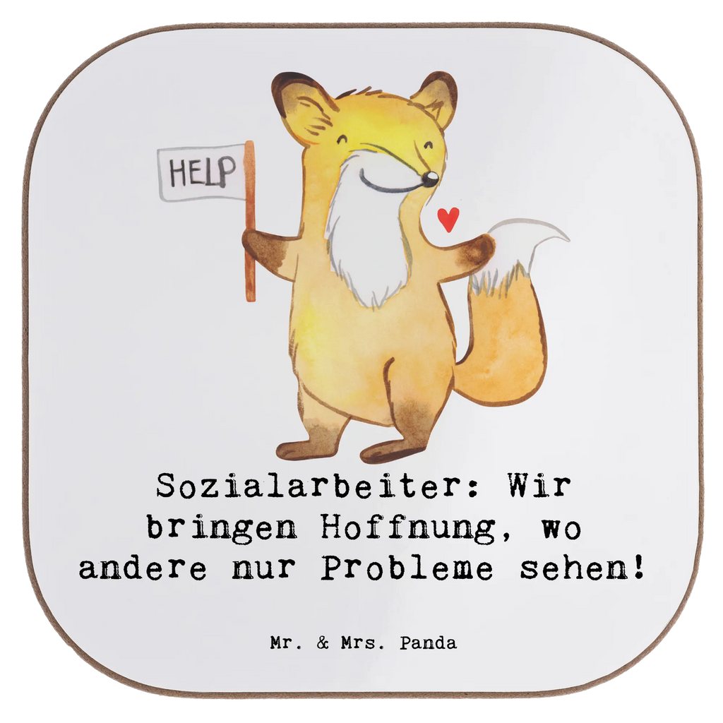 Square coaster Sozialarbeiter: Wir bringen Hoffnung, wo andere nur Probleme sehen! Glasuntersetzer, Tassen Untersetzer, Untersetzer Holz, Holzuntersetzer, Untersetzer für Gläser, Untersetzer Design, Untersetzer, Untersetzer Gläser, Bierdeckel, Korkuntersetzer, Getränkeuntersetzer, Untersetzer aus Holz, Beruf, Ausbildung, Jubiläum, Abschied, Rente, Kollege, Kollegin, Geschenk, Schenken, Arbeitskollege, Mitarbeiter, Firma, Danke, Dankeschön