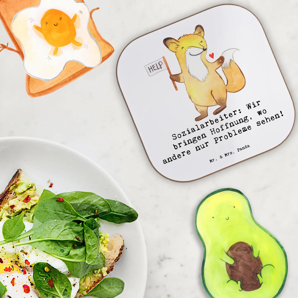 Square coaster Sozialarbeiter: Wir bringen Hoffnung, wo andere nur Probleme sehen! Glasuntersetzer, Tassen Untersetzer, Untersetzer Holz, Holzuntersetzer, Untersetzer für Gläser, Untersetzer Design, Untersetzer, Untersetzer Gläser, Bierdeckel, Korkuntersetzer, Getränkeuntersetzer, Untersetzer aus Holz, Beruf, Ausbildung, Jubiläum, Abschied, Rente, Kollege, Kollegin, Geschenk, Schenken, Arbeitskollege, Mitarbeiter, Firma, Danke, Dankeschön