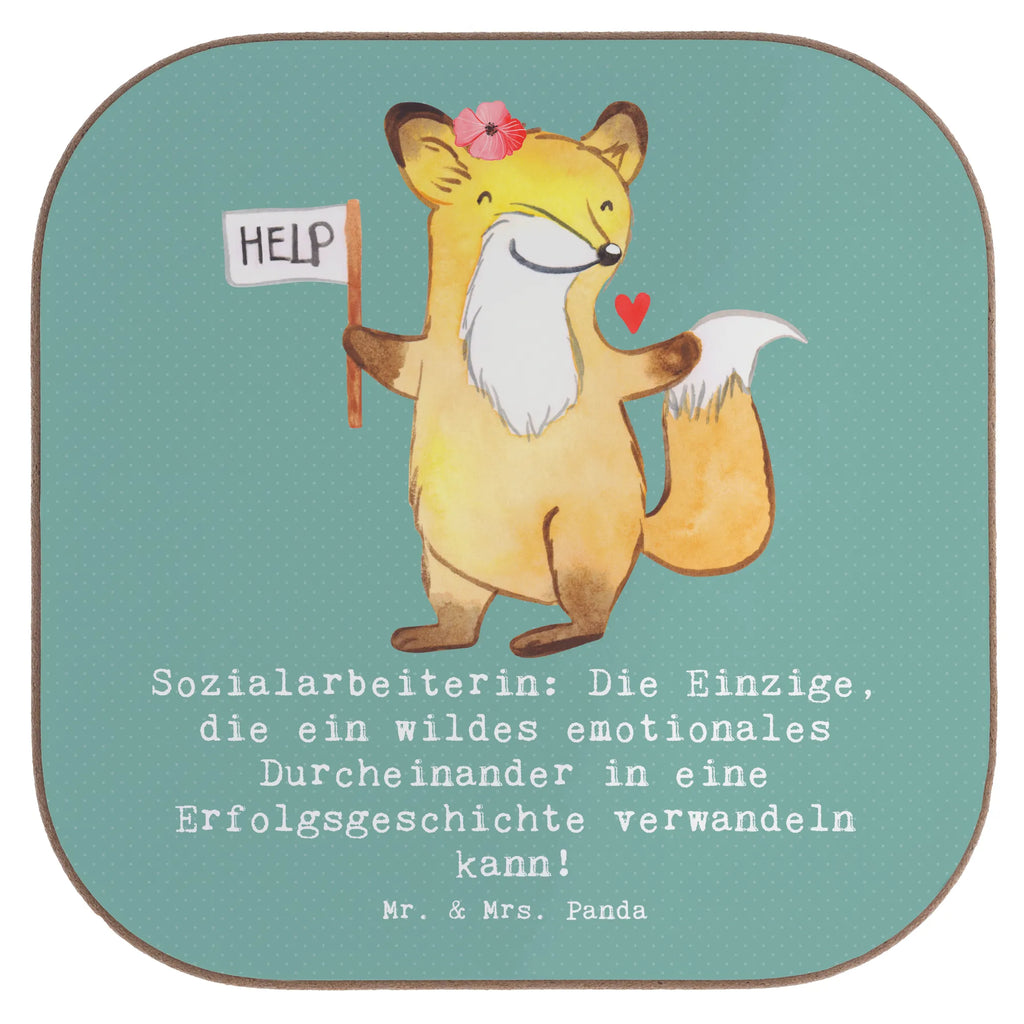 Square coaster Sozialarbeiterin: Die Einzige, die ein wildes emotionales Durcheinander in eine Erfolgsgeschichte verwandeln kann! Glasuntersetzer, Bierdeckel, Holzuntersetzer, Korkuntersetzer, Tassen Untersetzer, Untersetzer, Untersetzer Design, Getränkeuntersetzer, Untersetzer für Gläser, Untersetzer Gläser, Untersetzer Holz, Untersetzer aus Holz, Beruf, Ausbildung, Jubiläum, Abschied, Rente, Kollege, Kollegin, Geschenk, Schenken, Arbeitskollege, Mitarbeiter, Firma, Danke, Dankeschön
