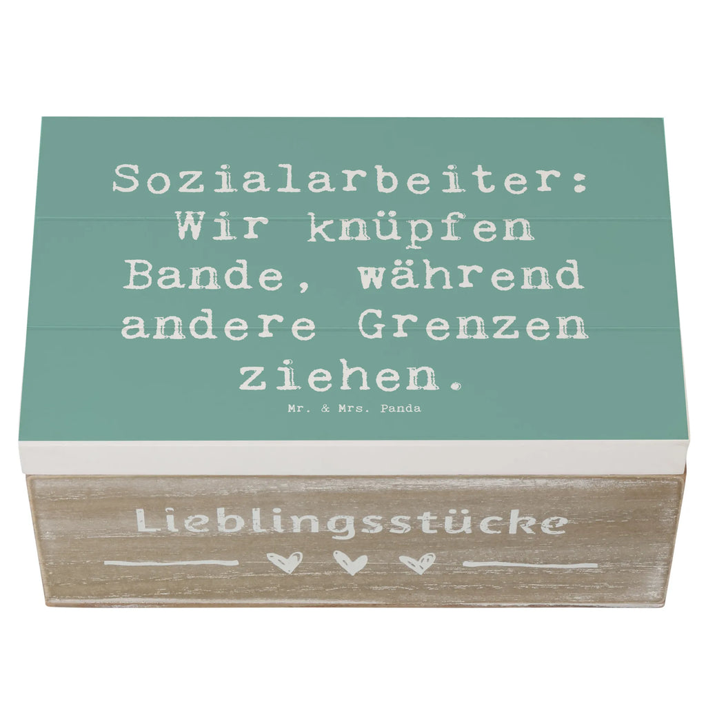 Holzkiste Spruch Sozialarbeiterin Bande knüpfen XXL, Aufbewahrungsbox, Schatulle, Schatzkiste, Truhe, Erinnerungskiste, Geschenkbox, Geschenkdose, Holzkiste, Dekokiste, Kiste, Erinnerungsbox, Beruf, Ausbildung, Jubiläum, Abschied, Rente, Kollege, Kollegin, Geschenk, Schenken, Arbeitskollege, Mitarbeiter, Firma, Danke, Dankeschön