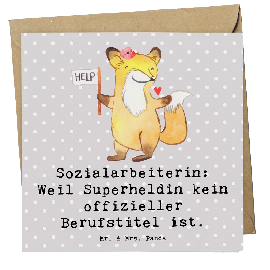 Deluxe Card Sozialarbeiterin: Weil Superheldin kein offizieller Berufstitel ist. Grußkarte, Hochzeitskarte, Karte, Einladungskarte, Glückwunschkarte, Hochwertige Klappkarte, Hochwertige Grußkarte, Geburtstagskarte, Klappkarte, Beruf, Ausbildung, Jubiläum, Abschied, Rente, Kollege, Kollegin, Geschenk, Schenken, Arbeitskollege, Mitarbeiter, Firma, Danke, Dankeschön