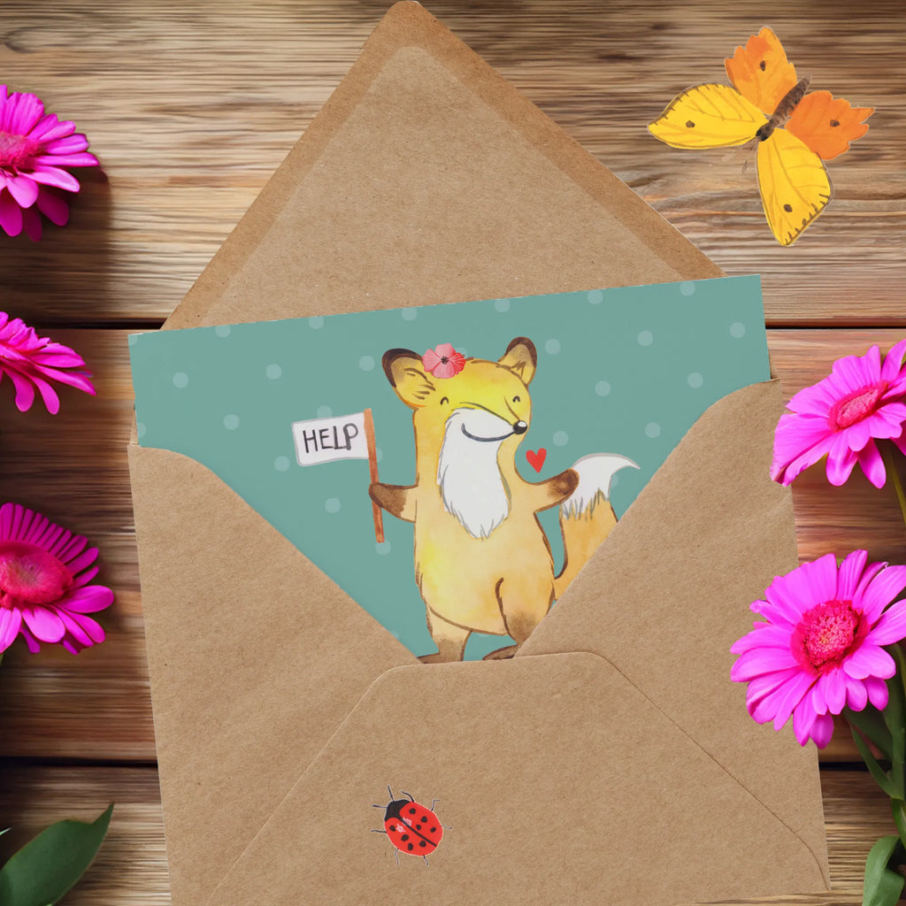 Deluxe Card Wenn du denkst, du hast schlechte Tage - frag mal eine Sozialarbeiterin! Glückwunschkarte, Karte, Geburtstagskarte, Grußkarte, Einladungskarte, Hochzeitskarte, Hochwertige Grußkarte, Hochwertige Klappkarte, Klappkarte, Beruf, Ausbildung, Jubiläum, Abschied, Rente, Kollege, Kollegin, Geschenk, Schenken, Arbeitskollege, Mitarbeiter, Firma, Danke, Dankeschön