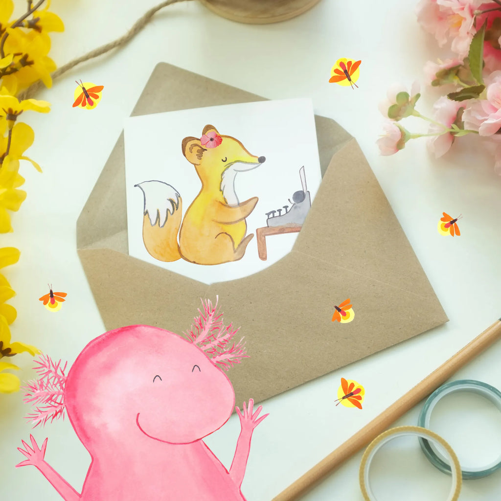 Grußkarte Ohne meine Sekretärin wäre ich aufgeschmissen! Glückwunschkarte, Karte, Ansichtskarten, Klappkarte, Geburtstagskarte, Grußkarte, Hochzeitskarte, Einladungskarte, Beruf, Ausbildung, Jubiläum, Abschied, Rente, Kollege, Kollegin, Geschenk, Schenken, Arbeitskollege, Mitarbeiter, Firma, Danke, Dankeschön