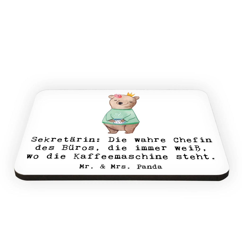 Magnet Sekretärin: Die wahre Chefin des Büros, die immer weiß, wo die Kaffeemaschine steht. Souvenir Magnet, Dekomagnet, Whiteboard Magnet, Notiz Magnet, Pinnwandmagnet, Motivmagnete, Kühlschrank Dekoration, Kühlschrankmagnet, Beruf, Ausbildung, Jubiläum, Abschied, Rente, Kollege, Kollegin, Geschenk, Schenken, Arbeitskollege, Mitarbeiter, Firma, Danke, Dankeschön