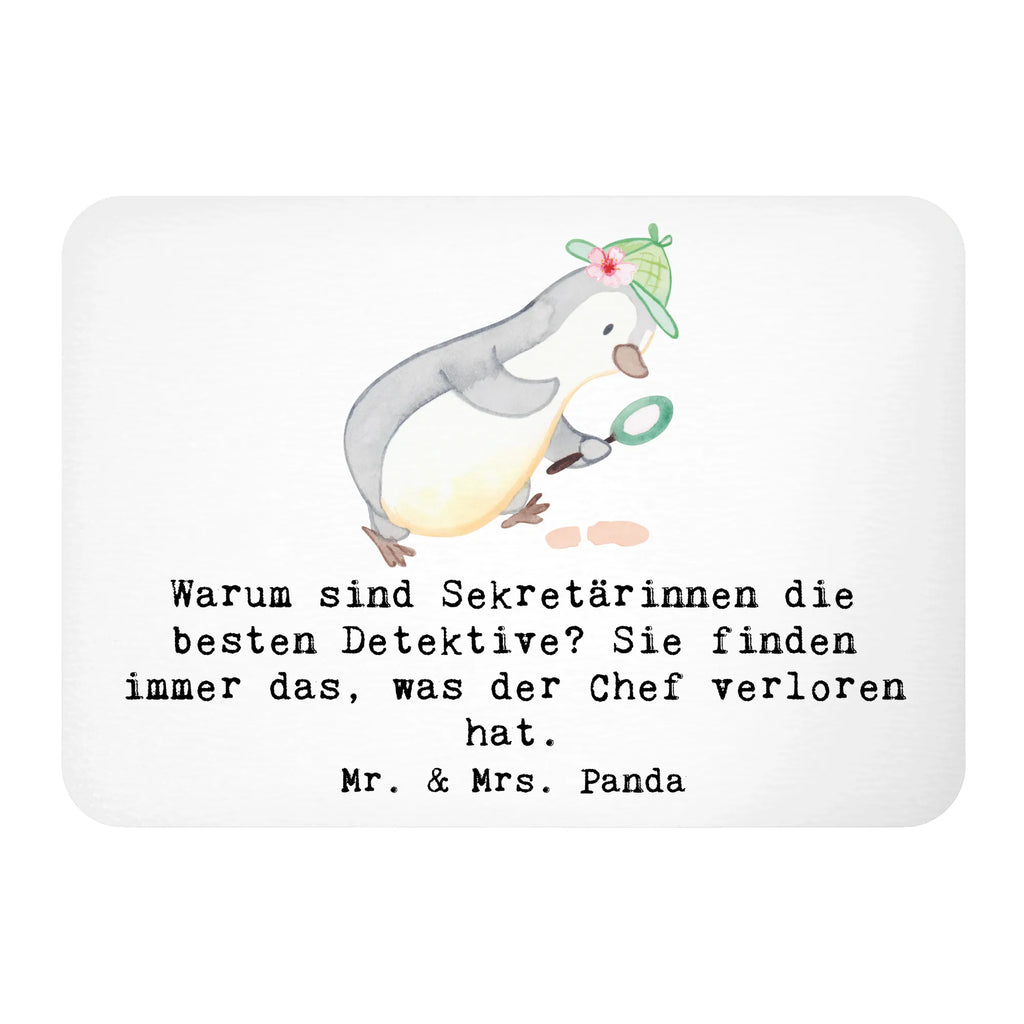 Magnet Warum sind Sekretärinnen die besten Detektive? Sie finden immer das, was der Chef verloren hat. Dekomagnet, Whiteboard Magnet, Notiz Magnet, Motivmagnete, Kühlschrankmagnet, Souvenir Magnet, Kühlschrank Dekoration, Pinnwandmagnet, Beruf, Ausbildung, Jubiläum, Abschied, Rente, Kollege, Kollegin, Geschenk, Schenken, Arbeitskollege, Mitarbeiter, Firma, Danke, Dankeschön
