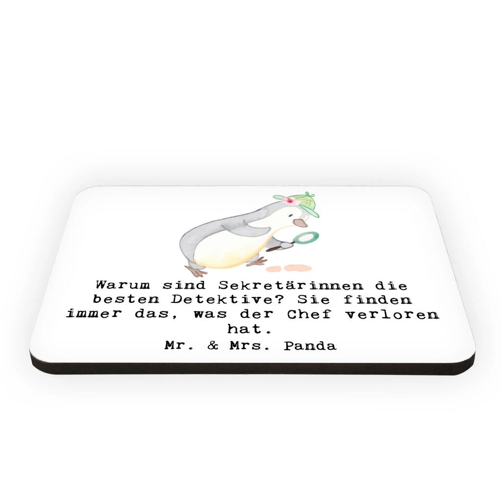 Magnet Warum sind Sekretärinnen die besten Detektive? Sie finden immer das, was der Chef verloren hat. Dekomagnet, Whiteboard Magnet, Notiz Magnet, Motivmagnete, Kühlschrankmagnet, Souvenir Magnet, Kühlschrank Dekoration, Pinnwandmagnet, Beruf, Ausbildung, Jubiläum, Abschied, Rente, Kollege, Kollegin, Geschenk, Schenken, Arbeitskollege, Mitarbeiter, Firma, Danke, Dankeschön