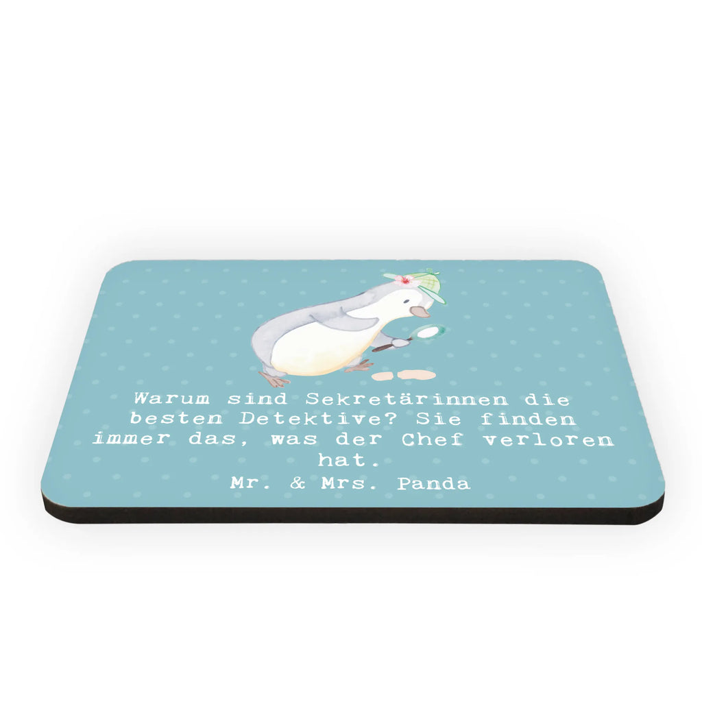 Magnet Warum sind Sekretärinnen die besten Detektive? Sie finden immer das, was der Chef verloren hat. Dekomagnet, Whiteboard Magnet, Notiz Magnet, Motivmagnete, Kühlschrankmagnet, Souvenir Magnet, Kühlschrank Dekoration, Pinnwandmagnet, Beruf, Ausbildung, Jubiläum, Abschied, Rente, Kollege, Kollegin, Geschenk, Schenken, Arbeitskollege, Mitarbeiter, Firma, Danke, Dankeschön