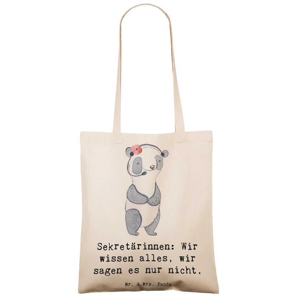Tote bag Sekretärinnen: Wir wissen alles, wir sagen es nur nicht. Umhängetasche, Jutebeutel, Beutel, Jutetasche, Tragetasche, Schultertasche, Badetasche, Einkaufstüte, Strandtasche, Shopper, Beuteltasche, Laptoptasche, Stoffbeutel, Tasche, Einkaufstasche, Stofftasche, Beruf, Ausbildung, Jubiläum, Abschied, Rente, Kollege, Kollegin, Geschenk, Schenken, Arbeitskollege, Mitarbeiter, Firma, Danke, Dankeschön
